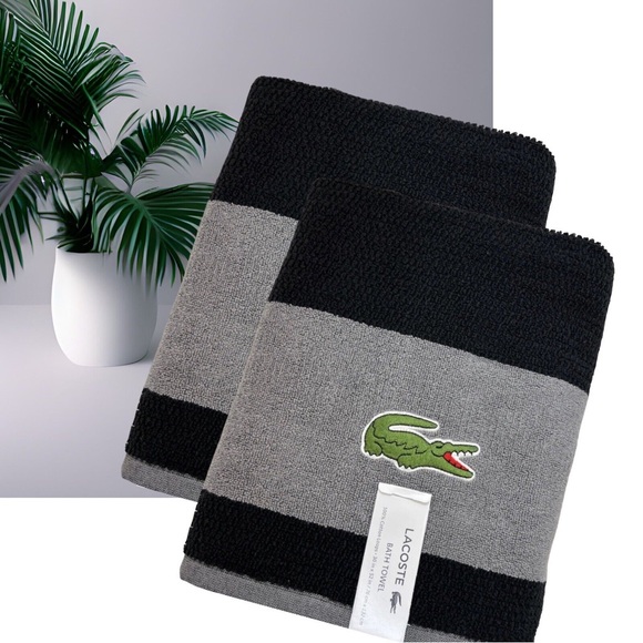 NWT Lacoste Bath Sheet Towels (sold separately or with bundle discounts) - Picture 13 of 16